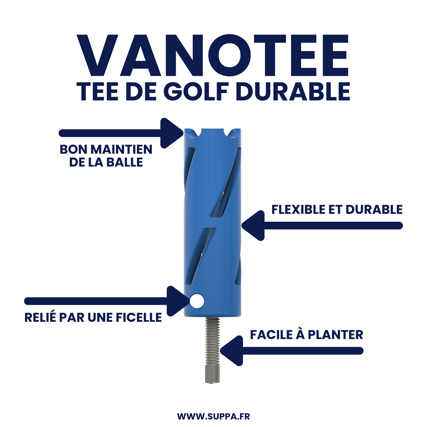 Descriptif et avantages du Vanotee tee de golf