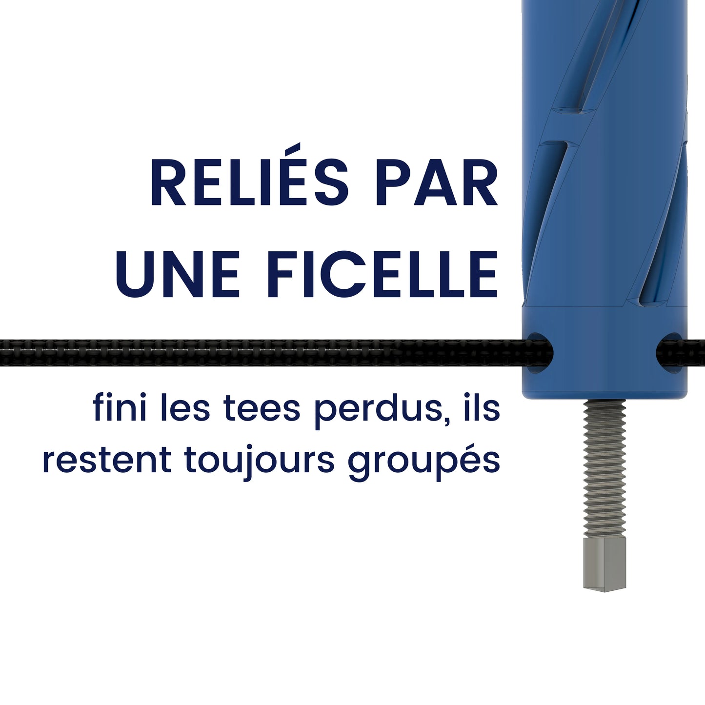 Vanotee -Tee de golf incassable et anti-perte- - Suppa