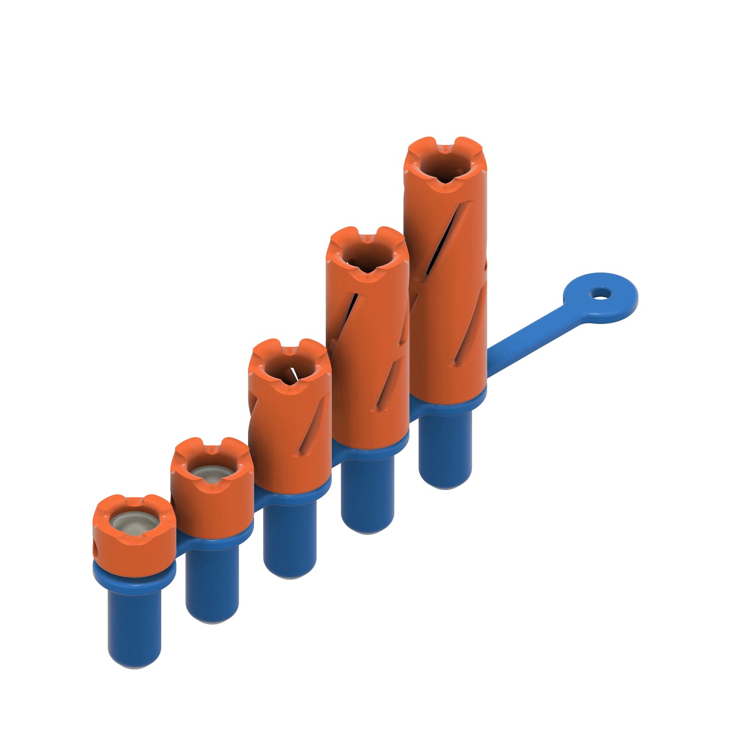 Vanotee – tee de golf durable- Orange-Bleu - Suppa