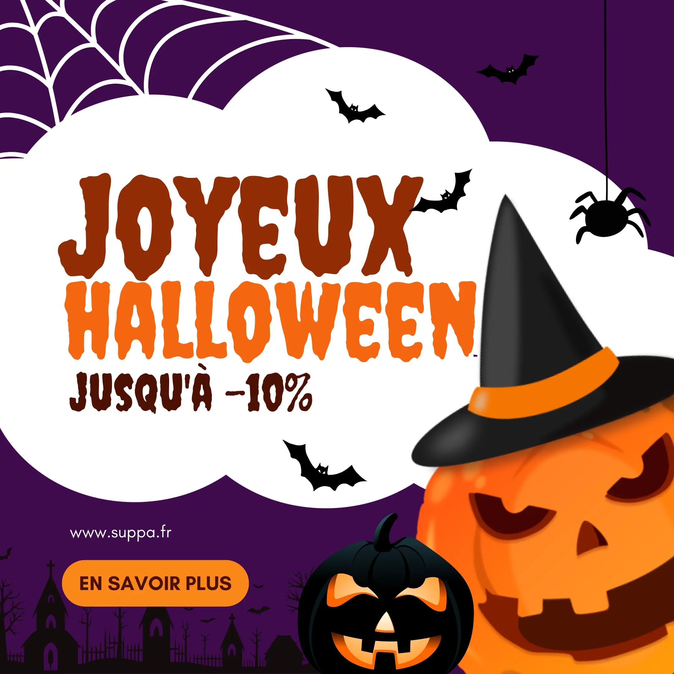 Halloween débarque chez Suppa avec des promos effrayantes ! 🎃 - Suppa