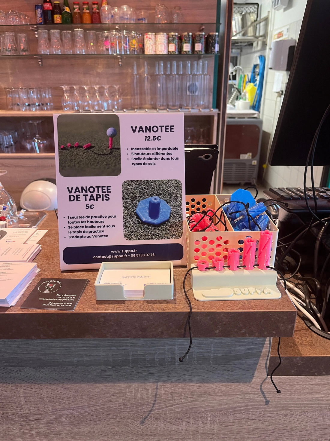 Les produits Vanotee Research sont maintenant disponibles au Golf du Haut-Bugey - Suppa