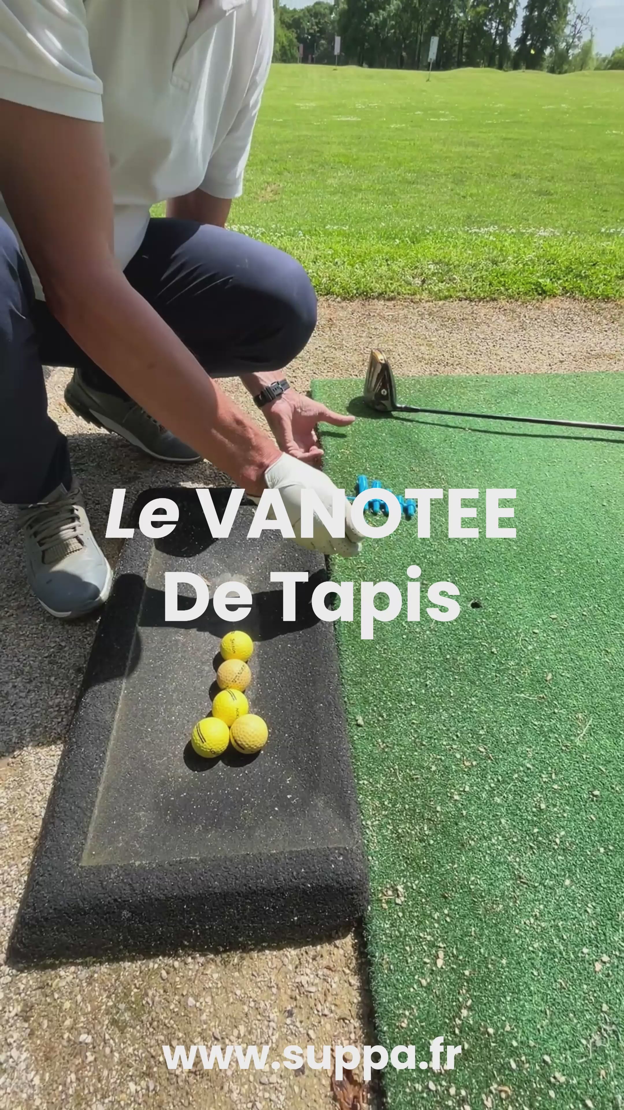 Vanotee de Tapis - Tee de golf pour tapis de practice -  Tee de tapis pour golf - Suppa.